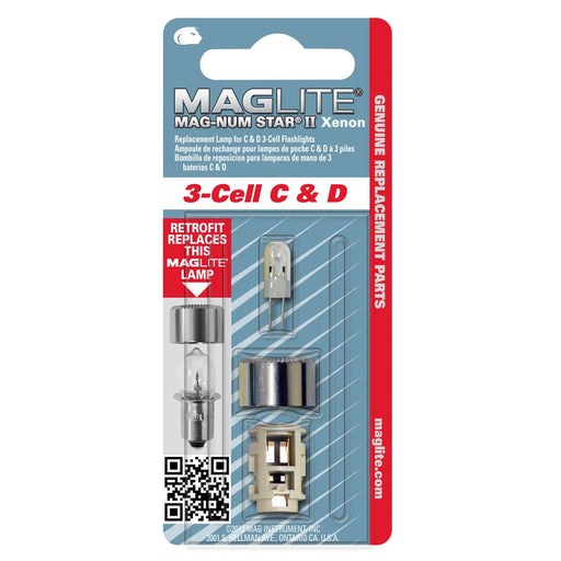 3 Cell  NEW MAG-NUM STAR II XENON Bulb