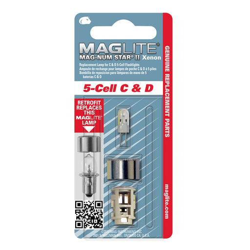 5 Cell   NEW MAG-NUM STAR II XENON Bulb