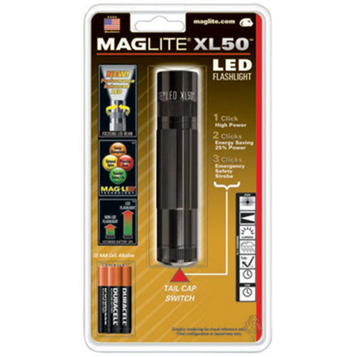 XL-50 S3017 LED Flashlight Blk