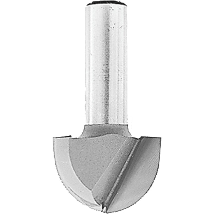 3/8" Core Box, 2 Flute, C.T. Router Bit, 1/4" Shank, 1/4" Cut