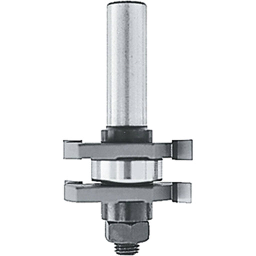 Router Bit, 1/4" 2 Wing, 2 Cutter T&G, 1/2" SH, C.T.