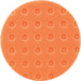 5-1/2" Hook and Loop Foam Polishing Pad, Orange
