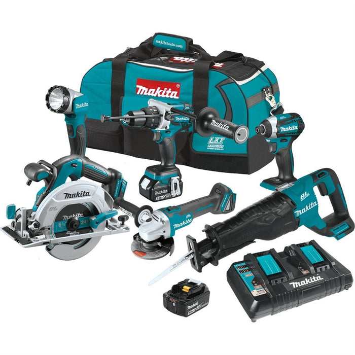 18V LXT Cordless 6-Pc. Combo Kit (5.0AH)
