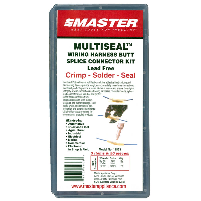 50PC Crimp, Solder & Seal Butt Splice Minipak