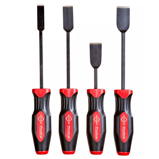 4-PC STRAIGHT SCRAPER SET, PROGRIP