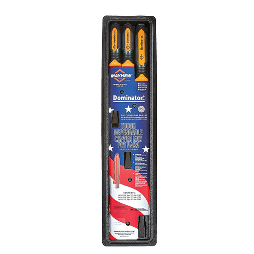 3-PC CURVED PRY BAR DOM IN ORANGE