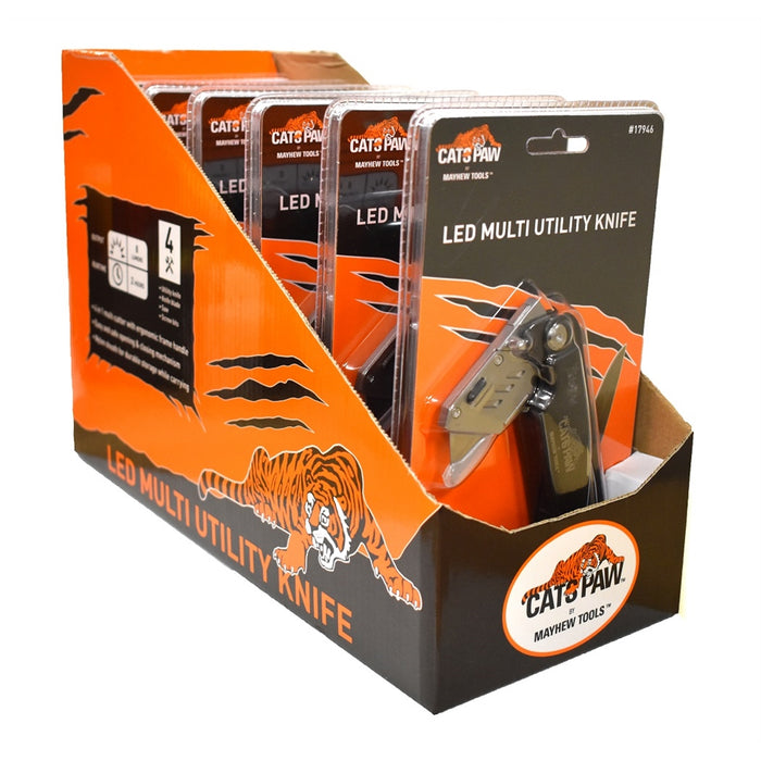 CATSPAW MULTI-FUNCTION LED UTILITY KNIFE D