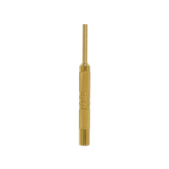BRASS PUNCH PIN, 1/8X1X4 ON .250 ROUND