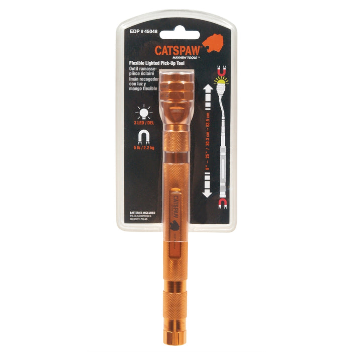 CATSPAW FLEXIBLE LIGHTED PICK-UP TOOL