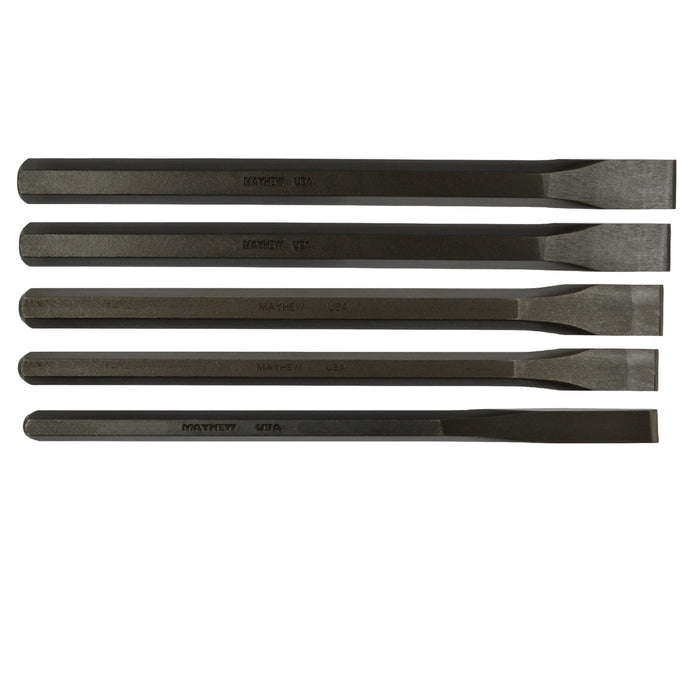 LONG COLD CHISEL 5-PC SET