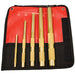 5-PC BRASS DRIFT PUNCH SET