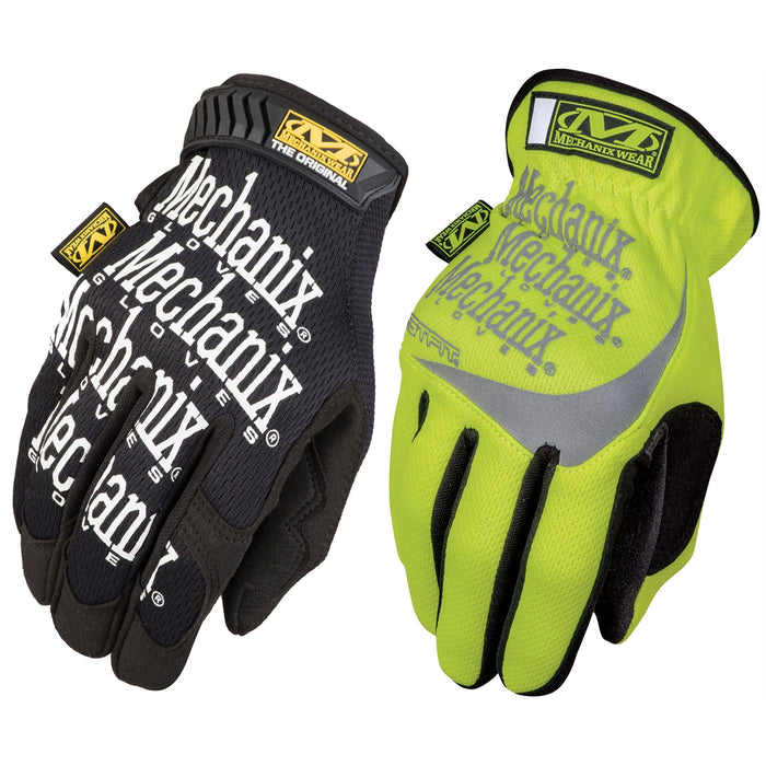 2Pack Black Original Hi Viz Fast Fit yellow