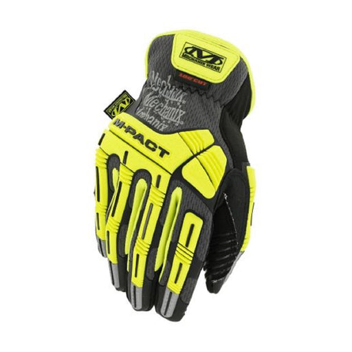 Hi-Viz M-Pact Open Cuff E5 Gloves Small