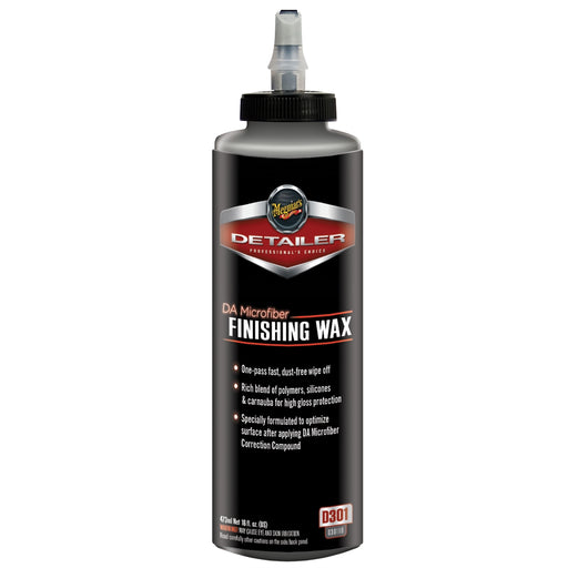 DA Microfiber Finishing Wax, 16 oz.