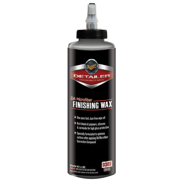 DA Microfiber Finishing Wax, 16 oz.