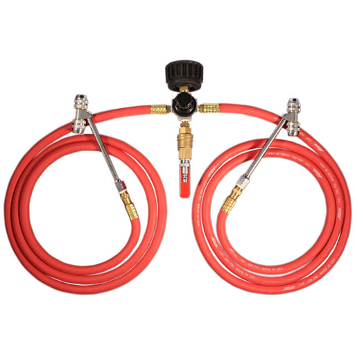 Dual Truck Tire Inflator Gauge with Regu