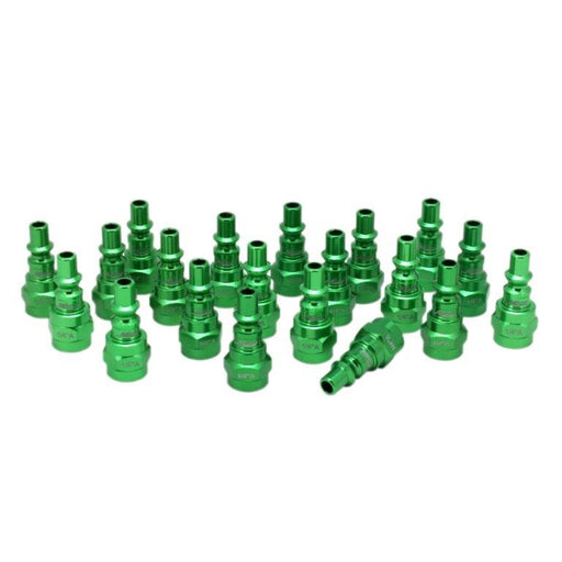 ColorFit Plugs, A-style Green, 1/4" FNPT