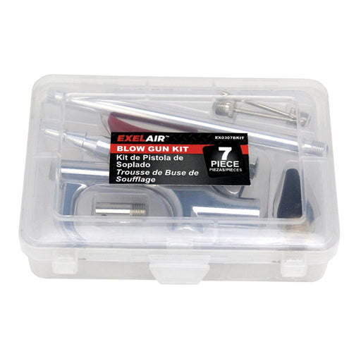 7 Piece Blow Gun and Accessory Kit