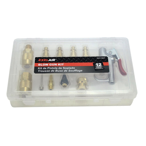 12 Piece Blow Gun and Accessory Kit