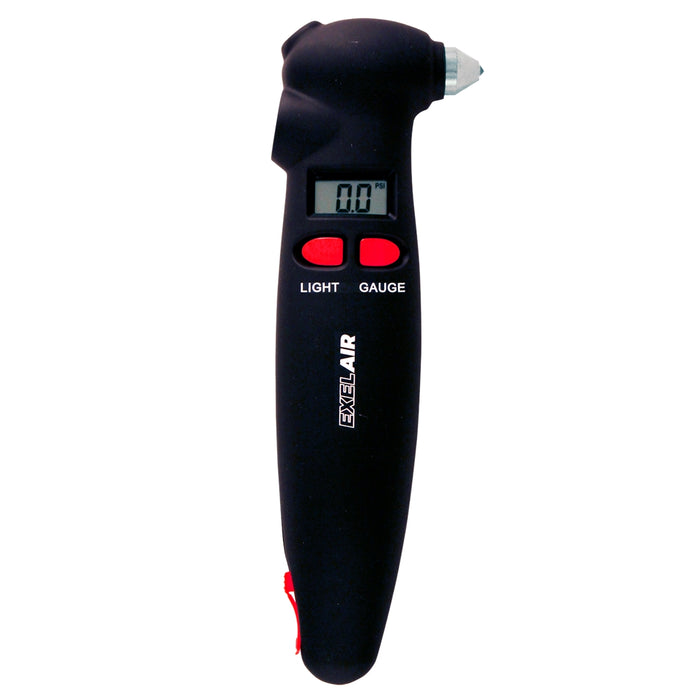 4 in 1 Digital Gauge/Emergency Tool