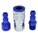 3 pc. ColorFit Set, T-style Blue, 1/4"