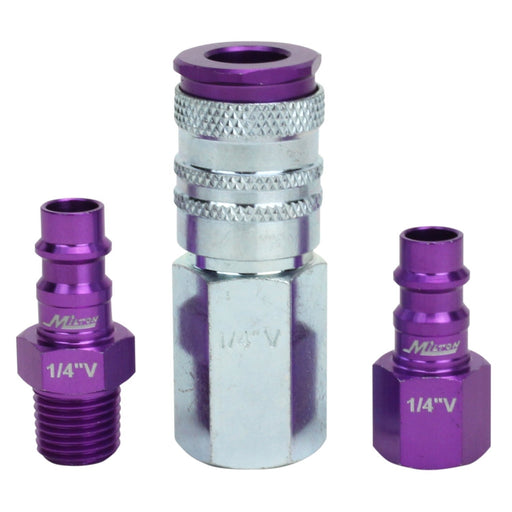3pc HighFlowPRO Set,V-style Purple,1/4"
