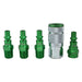 5 pc. ColorFit Set, A-style Green, 1/4"