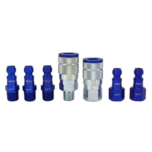 7 pc. ColorFit Set, T-style Blue, 1/4"