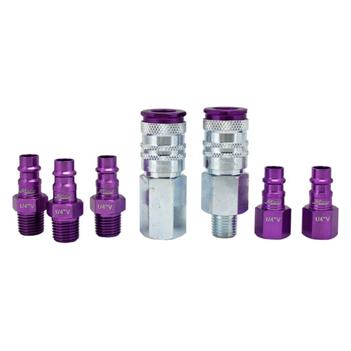 7pc HighFlowPRO Set,V-style Purple,1/4"
