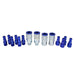14 pc. ColorFit Set, T-style Blue, 1/4"