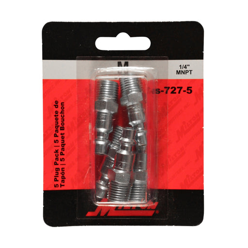 1/4" Male Plug M-Style - 5 Pack
