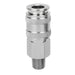 Universal Coupler, 1/4" body; 1/4" MNPT