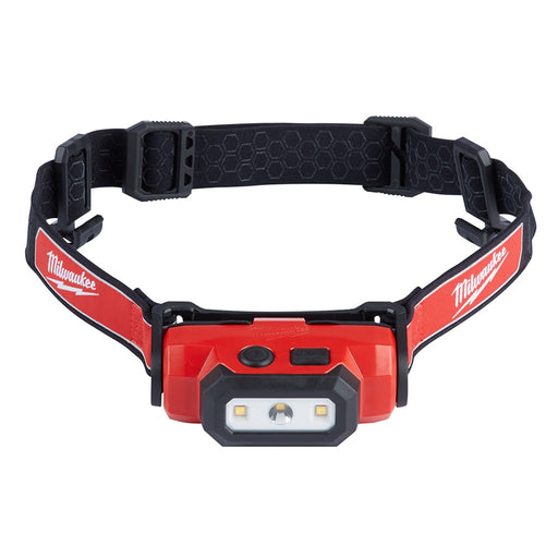 475-LUMEN LED USB RECHARGEABLE HARD HAT HEADLAMP (1) REDLITH BATT KIT