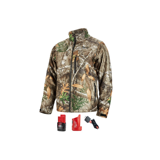 M12 HEATED QUIETSHELL JACKET KIT, SIZE SMALL (REALTREE CAMO)