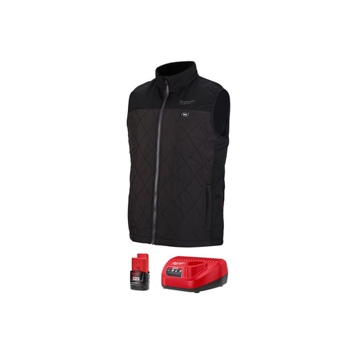 M12 HEATED AXIS VEST KIT, SIZE SMALL (BLACK)