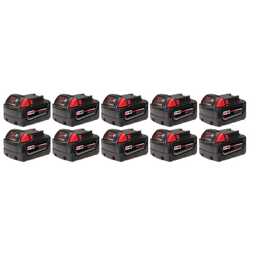 10-PK OF M18 REDLITH XC5.0 EXTENDED CAPACITY BATT