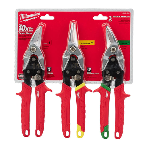 3-PC AVIATION SNIPS (LEFT, RIGHT, STRAIGHT) SET