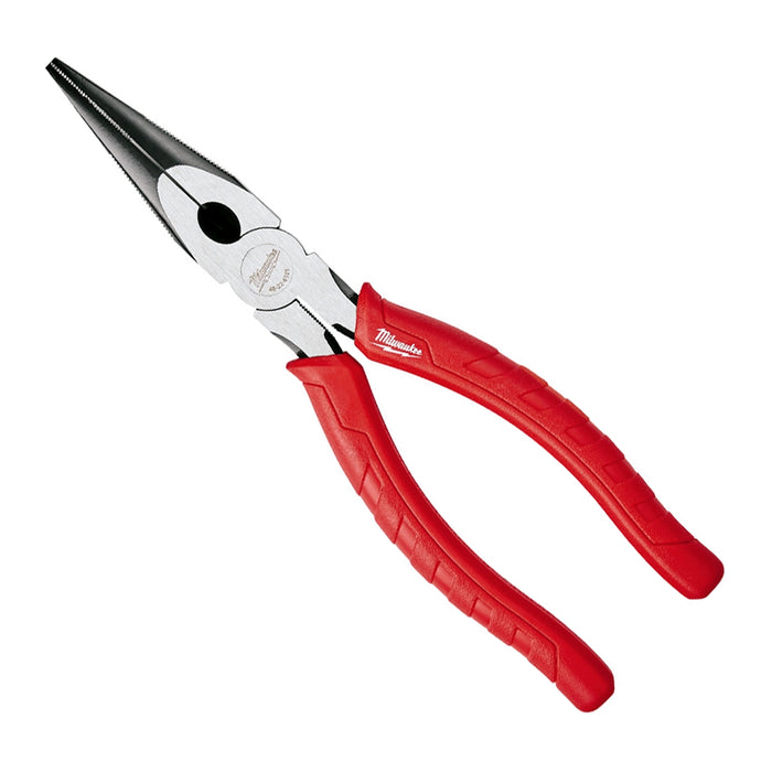 8" COMFORT GRIP LONG NOSE PLIERS