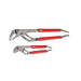 6" 10" STRAIGHT JAW COMFORT GRIP PLIERS SET, REAM & PUNCH HANDLES