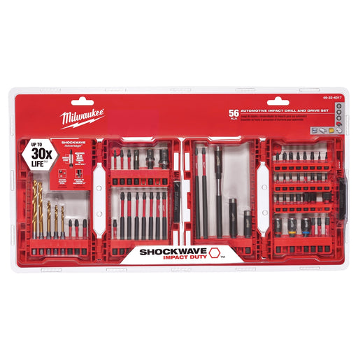 SHOCKWAVE 56-PC IMP DUTY DRILL DRIVE BIT SET