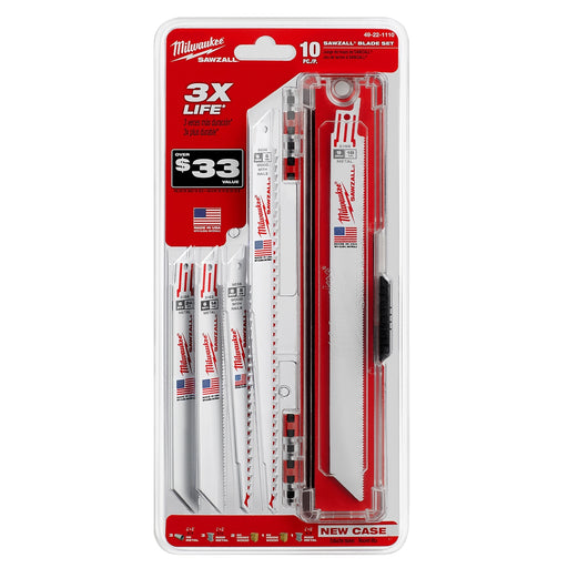 10-PC SAWZALL GP BLADE SET