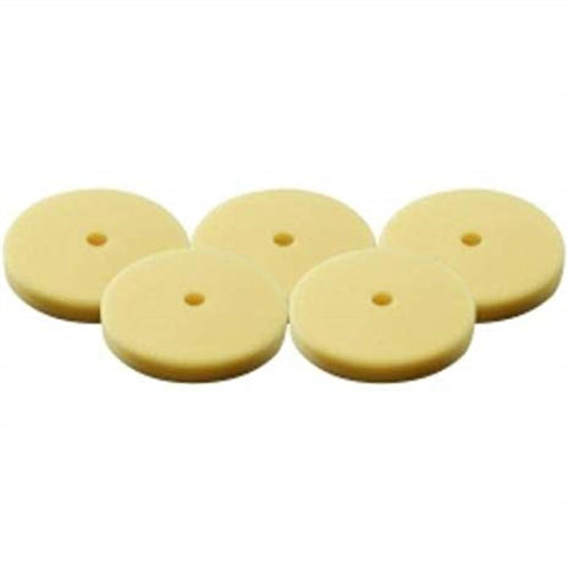 5-PK OF 7" YELLOW FOAM POLISHING PADS