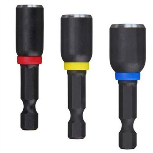 3-PC SHOCKWAVE 1-7/8" MAGNETIC NUT DRIVER SET