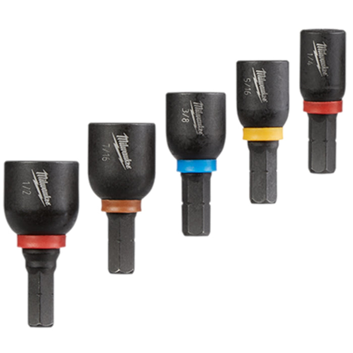 5-PC SHOCKWAVE INSERT MAGNETIC NUT DRIVER SET