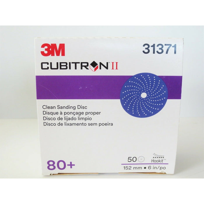 Cubitron II Hookit Clean Sanding Disc 6" 80 grit