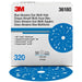 3M Hookit Blue Abrasive Disc Multihole 36180 (4PK)