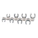 CROWFOOT WRENCH SET 3/8DR 12PT W/RAIL
