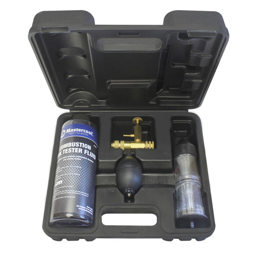combustion leak test kit with test cap adapter
