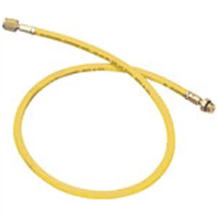 96 in. Yellow R134a hose w/ shu