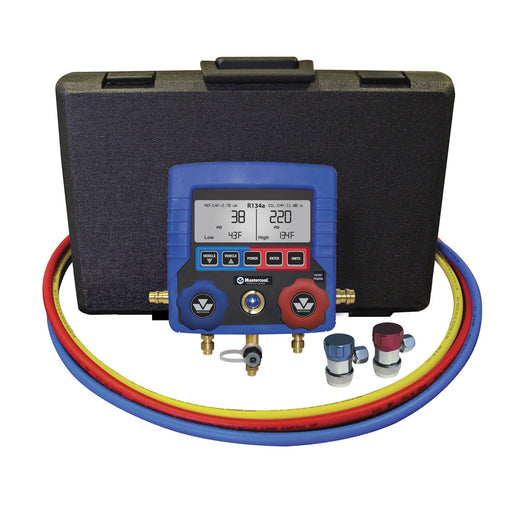DIGITAL R-134A MANIFOLD WITH OIL CAPACITIES